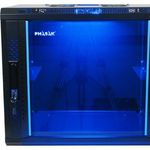Rack Mural PHASAK 19" Pro · 600 x 600 mm · Montado con puerta de vidrio templado y ventilación activa - PHO 3112 - 03