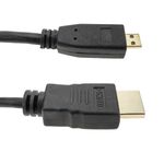Cable HDMI tipo A 1.4 macho a HDMI tipo D macho de 50 cm - HG06000 - 04