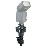 Rótula de estudio para sujeción de paraguas y zapata flash triple - EK02500 - 05