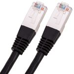 Cable de red ethernet Cat. 6 FTP de 0,25 m de color negro - RU04100 - 05