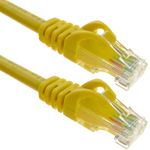 Cable de red ethernet Cat. 6a UTP de 0,5 m de color amarillo - LJ03200 - 01