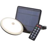 Lámpara solar LED de 5W para exterior IP54 con batería, panel solar y sensor de movimiento - NF10000 - 01