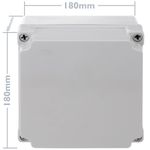 Caja estanca y hermética de superficie cuadrada para protección de conexiones eléctricas 180x80x180mm - AE11000 - 02