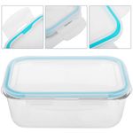 Recipiente rectángular para alimentos hermético de cristal de 1730 ml - KT16700 - 02