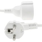 Prolongador de cable eléctrico schuko macho a hembra de 2 m blanco - CH00100 - 04