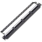 Patch panel 24 x RJ45 UTP cat.6 1Gb Ethernet - RD04000 - 04