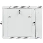 Armario Rack mural 19" 9U F600 600x600x507mm pared desmontado DIY blanco Lanberg - WK34500 - 05