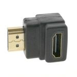 Adaptador HDMI de tipo HDMI-A macho a HDMI-A hembra acodado abajo - HD04700 - 06