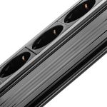 Regleta de enchufes 8 schuko con interruptor y protección sobretensiones de 3680 watios (1.5m cable) - CA00500 - 08