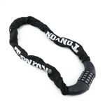 Cadena antirrobo de acero con candado para bicicleta de 19x900 mm con combinación - BJ06700 - 01