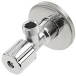 Llave de paso en escuadra cierre pistón regulable 1/2"-3/8" - KS18400 - 01