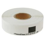 Rollo bobina de 300 etiquetas adhesivas compatibles con Brother DK-11203 DK-1203 17x87mm 8-pack - KT03700 - 01