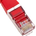 Cable de red ethernet Cat. 6 FTP de 0,5 m de color rojo - RU00200 - 02