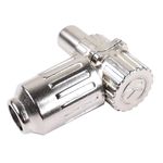 Conector de antena TV macho acodado metálico aéreo - TT01700 - 02