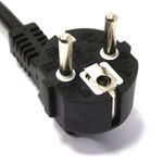 Cable eléctrico 3x1mm2 IEC60320 C13-hembra a Schuko-macho rizado 5 m - CH06300 - 03