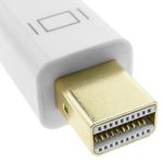 Cable Mini Displayport a Displayport 2K 4K 1080p FullHD para audio y vídeo digital 1m blanco - YQ06100 - 03