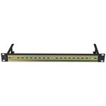 Carril de montaje DIN de 1U TS-35 para rack 19" AK-1801-B negro - RZ17700 - 03