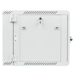 Armario Rack mural 19" 9U F600 600x600x507mm pared desmontado DIY blanco Lanberg - WK34500 - 07