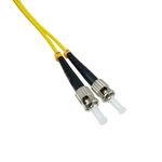 Cable de fibra óptica ST a ST monomodo duplex 9/125 de 50 cm OS2 - FD02000 - 02
