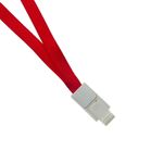Cinta para colgar tarjeta de identificación al cuello rojo - SY04400 - 03