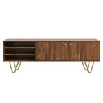 Pies para mesa y mueble Patas en acero 2 varillas 15 cm cobre 4-pack - IN00400 - 04