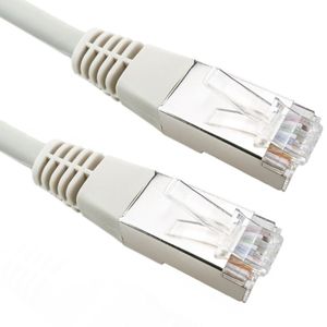 Cable de red ethernet RJ45 LSHF FTP Cat.5e gris 1m