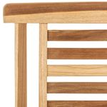 Silla plegable para jardín exterior de madera de teca certificada - S053100 - 09