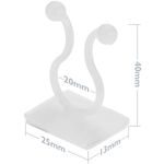 Bridas Twist con base adhesiva tamaño L 50 unidades - JR09300 - 02