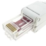 Conector UTP Cat.6 RJ45 macho con crimpado automático - RH01000 - 08