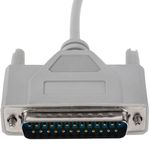 Cable serie para TPV compatible con EPSON DB25 macho a DB9 hembra de 1m - NM05100 - 03