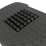 Reposapiés con plataforma ajustable de plástico negro 455 x 330 mm con masaje - AG00500 - 04