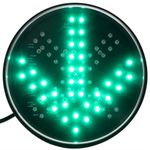 Luz LED para semáforo IP65 200mm de 12-24V flecha verde y cruz roja - SM02600 - 05