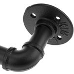Barra de soporte de 300 mm. Toallero de tubos industrial y vintage - IP05000 - 08