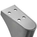 Pies redondeados para mesa y mueble. Patas en acero inoxidable de 104mm 4-pack - IO09200 - 04