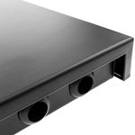 Patch Panel de fibra óptica 1U negro extraíble de 12 SC - FQ02100 - 09