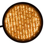 Luz LED para semáforo IP65 100mm de 12-24V amarillo - SM01900 - 04