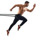 Banda elástica de resistencia negra para ejercitar la musculatura de 27 kg - SP14500 - 02