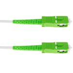 Cable de fibra óptica SC/APC a SC/APC monomodo SMF SX OS2 simplex 9/125 blindado de 5 m - FK18500 - 03