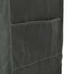 Armario ropero y zapatero de tela desmontable 60 x 30 x 160 cm negro con puerta enrollable - DX09100 - 06