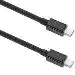 Cable Mini Displayport 2K 4K 1080p FullHD para audio y vídeo digital de 1.8m negro - YQ07400 - 01