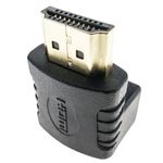 Adaptador HDMI de tipo HDMI-A macho a HDMI-A hembra acodado arriba - HD04600 - 03