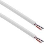 Bobina de cable de red ethernet Cat. 6 UTP de 45 m rígido de color blanco para exterior - S122500 - 04