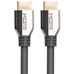 Cable HDMI Lanberg CA-HDMI-30CU-0010-BK HDMI 2.1 8K 60HZ de 1m Negro. - HI12400 - 05