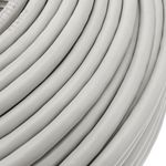 Bobina de cable de red ethernet Cat. 6 UTP de 100 m flexible de color gris - LM06300 - 07