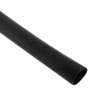 Tubo termoretráctil negro de 2,4mm en bobina de 3m