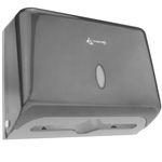Dispensador de toallas de papel para baño en negro 268x103x204mm - KS06200 - 01