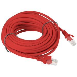 Cable de red ethernet Cat. 5e UTP de 10 m de color rojo PCU5-10CC-1000-R