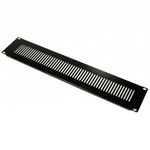 Panel de rejilla de 2U para armario rack 19" Tapa de ventilación negra - RM02700 - 03