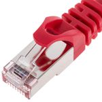 Cable de red ethernet Cat. 6a FTP de 1 m de color rojo - LJ20300 - 06