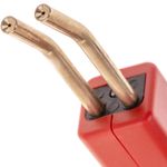 Soldador de plástico kit de reparación para piezas de plástico y parachoques con 200 unidades y 4 tipos de grapas - YD05300 - 09